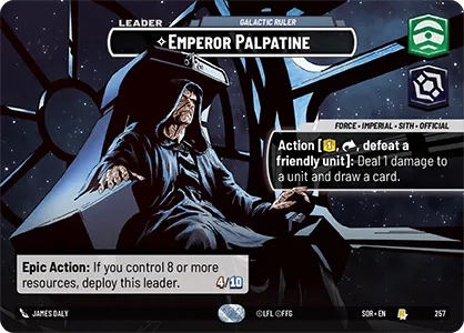 Emperor Palpatine — Showcase