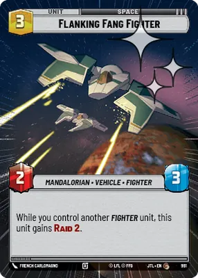 Flanking Fang Fighter — Hyperspace Foil