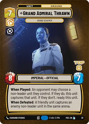 Grand Admiral Thrawn — PQ Top 8