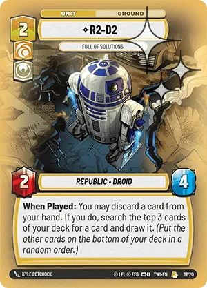 R2-D2 — Weekly Play Foil