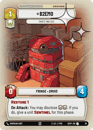 B2EMO — Weekly Play Foil