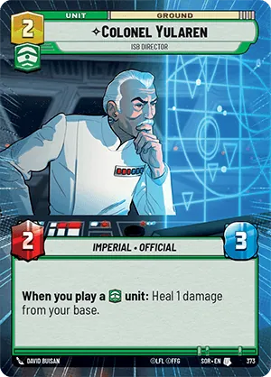 Colonel Yularen — Hyperspace