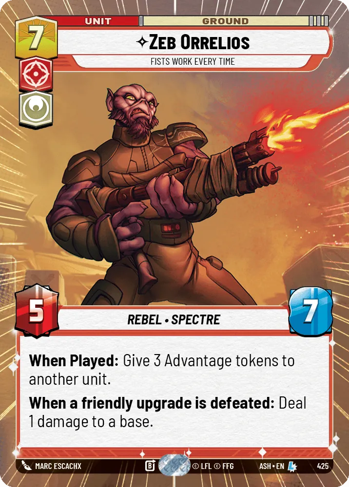 Zeb Orrelios — Hyperspace