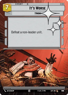It's Worse — Hyperspace Foil