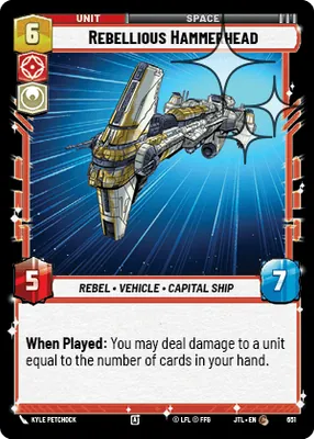 Rebellious Hammerhead — Standard Foil
