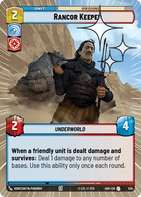 Rancor Keeper — Hyperspace Foil
