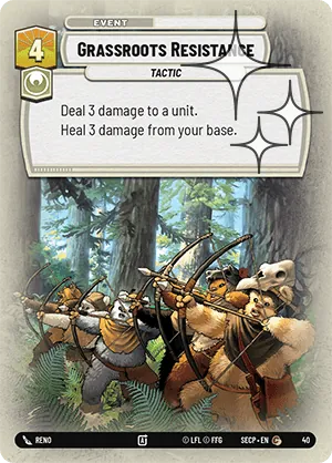 Grassroots Resistance — Weekly Play Foil