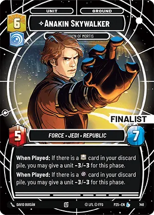 Anakin Skywalker — SQ Finalist