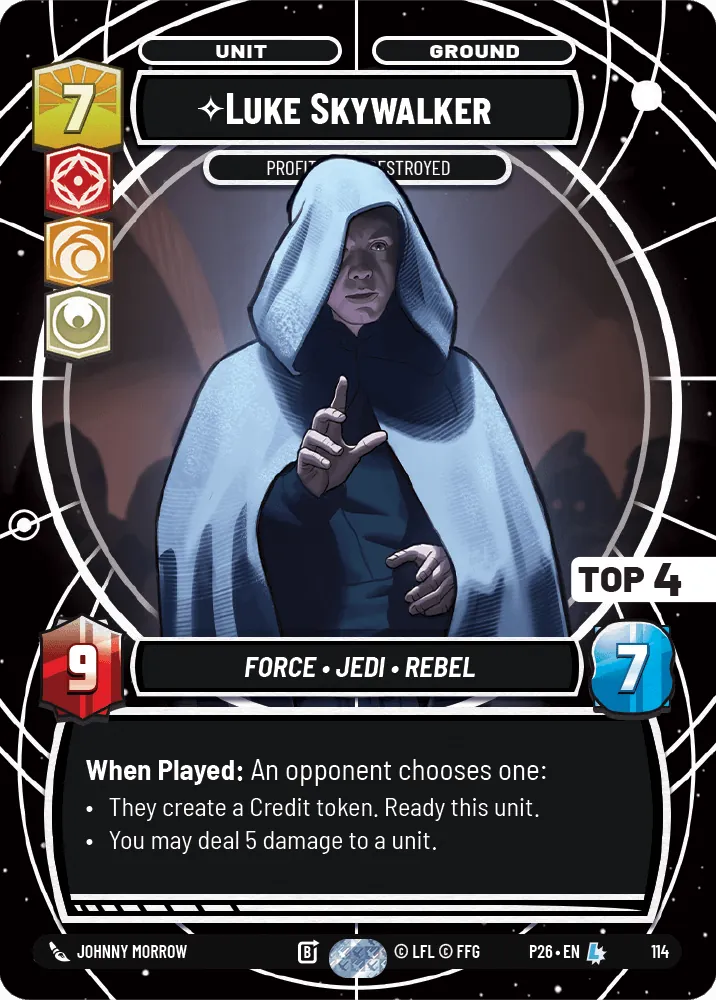 Luke Skywalker — RQ Top 4