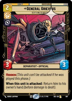 General Grievous — Standard Foil