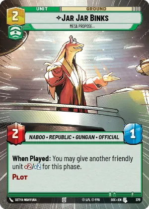 Jar Jar Binks — Hyperspace