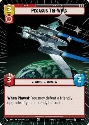 Pegasus Tri-Wing — Hyperspace Foil