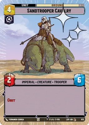 Sandtrooper Cavalry — Hyperspace Foil