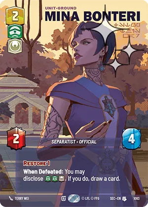 Mina Bonteri — Foil Prestige
