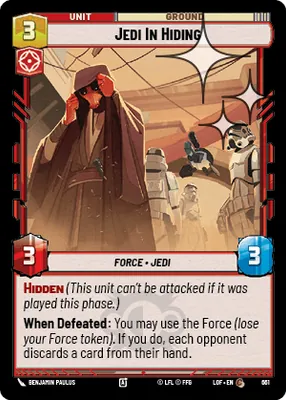 Jedi In Hiding — Standard Foil