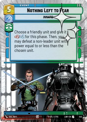 Nothing Left to Fear — Hyperspace Foil