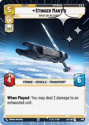 Stinger Mantis — Hyperspace Foil