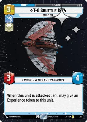 T-6 Shuttle 1974 — Hyperspace Foil
