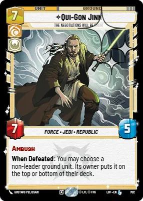 Qui-Gon Jinn — Standard Foil