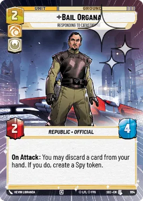 Bail Organa — Hyperspace Foil