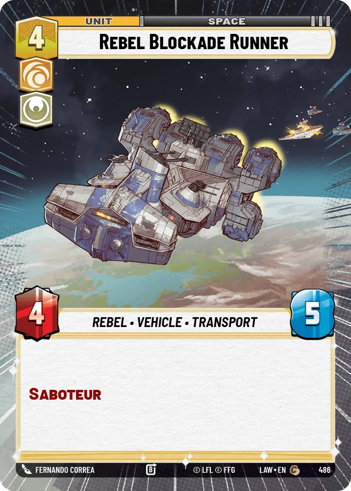 Rebel Blockade Runner — Hyperspace