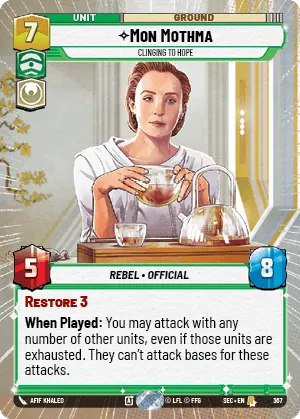 Mon Mothma — Hyperspace