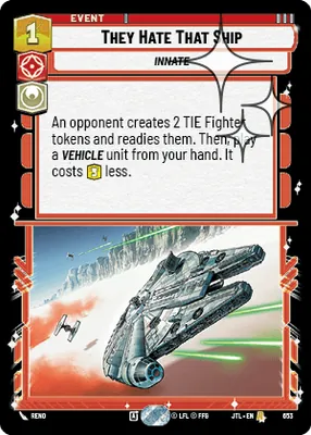 They Hate That Ship — Standard Foil