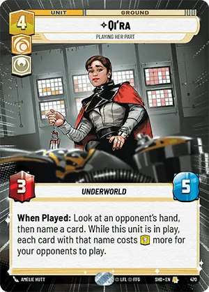 Qi'ra — Hyperspace