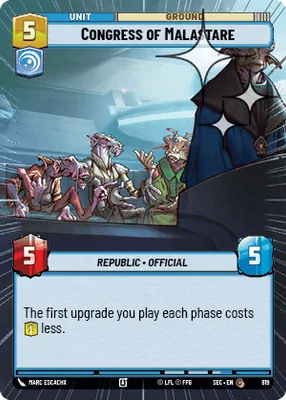 Congress of Malastare — Hyperspace Foil