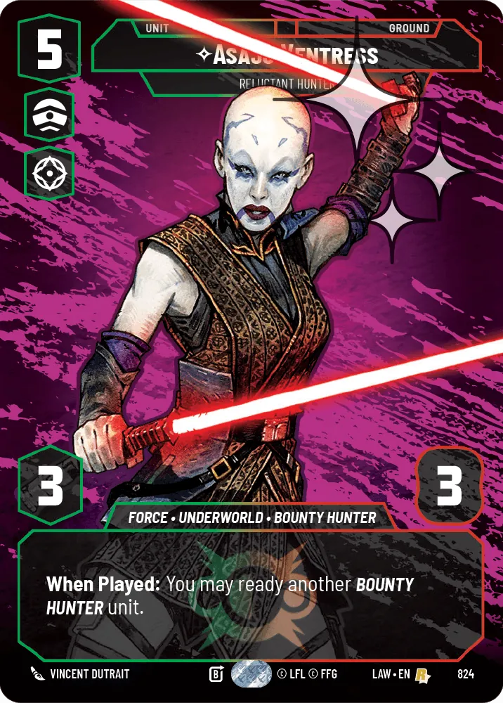 Asajj Ventress — Foil Prestige
