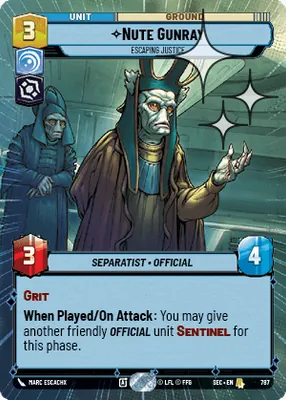 Nute Gunray — Hyperspace Foil