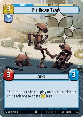 Pit Droid Team — Hyperspace Foil