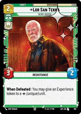 Lor San Tekka — Standard Foil