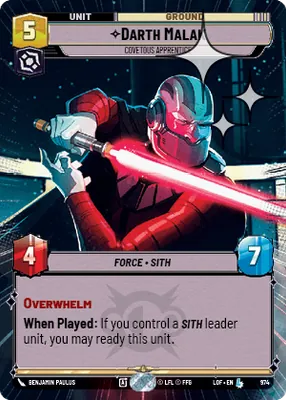Darth Malak — Hyperspace Foil