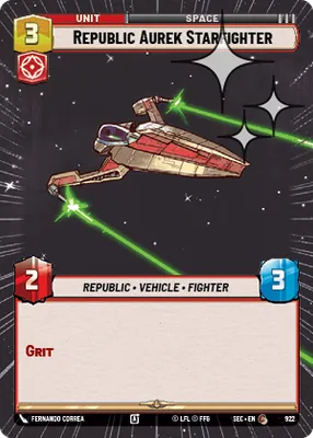 Republic Aurek Starfighter — Hyperspace Foil
