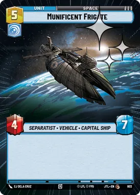 Munificent Frigate — Hyperspace Foil