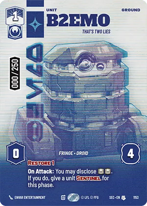B2EMO — Serialized Prestige