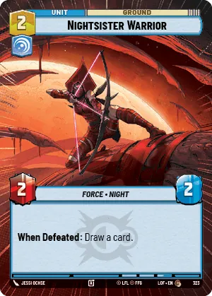 Nightsister Warrior — Hyperspace