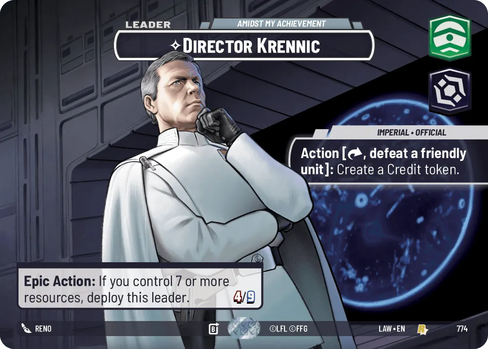 Director Krennic — Showcase