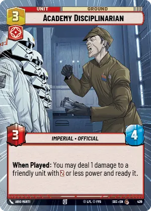 Academy Disciplinarian — Hyperspace
