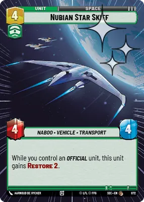 Nubian Star Skiff — Hyperspace Foil