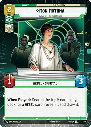 Mon Mothma — Hyperspace