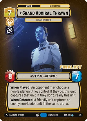 Grand Admiral Thrawn — PQ Finalist