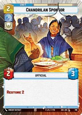 Chandrilan Sponsor — Hyperspace Foil