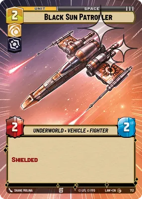 Black Sun Patroller — Hyperspace Foil