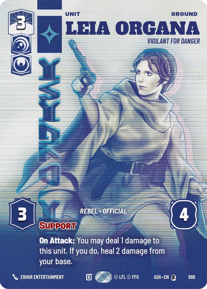Leia Organa — Foil Prestige