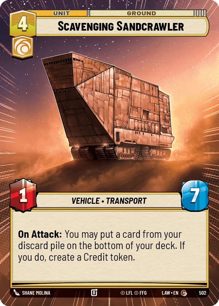 Scavenging Sandcrawler — Hyperspace