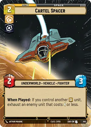 Cartel Spacer — Hyperspace