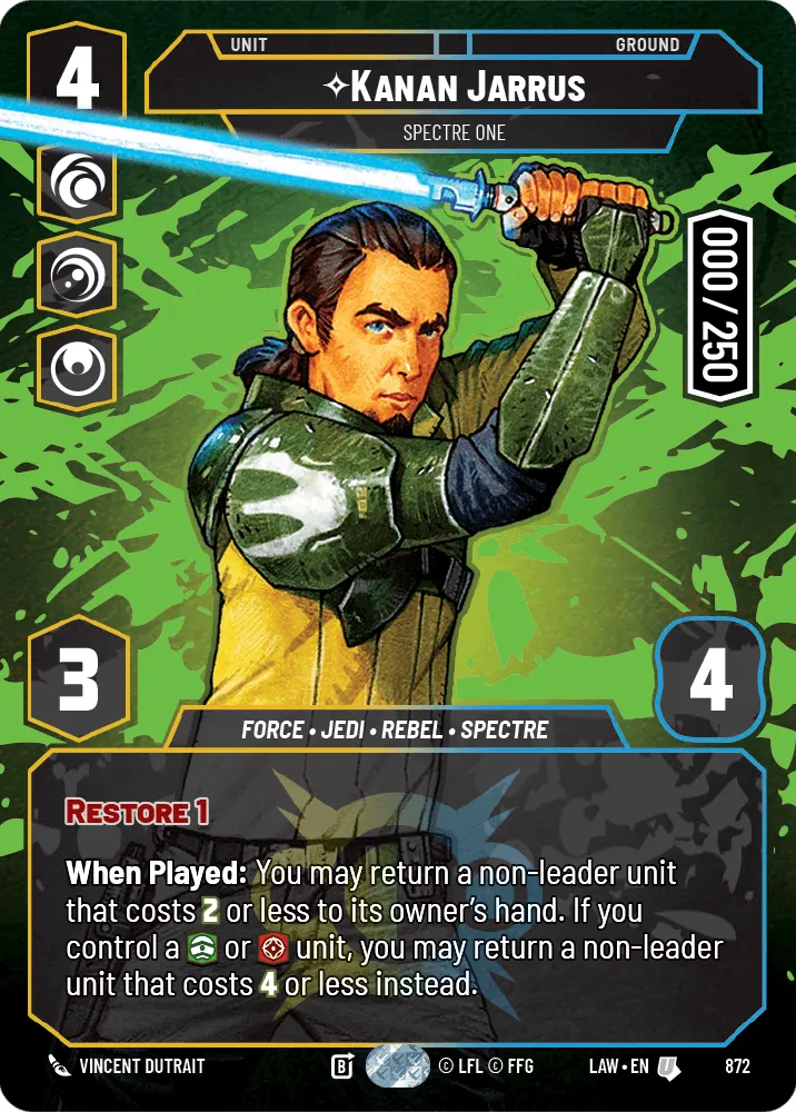 Kanan Jarrus — Serialized Prestige