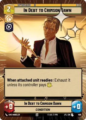 In Debt to Crimson Dawn — Hyperspace Foil